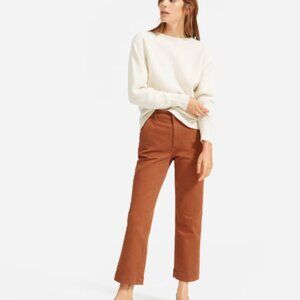 Everlane Straight-leg Crop (Cocoa Brown)